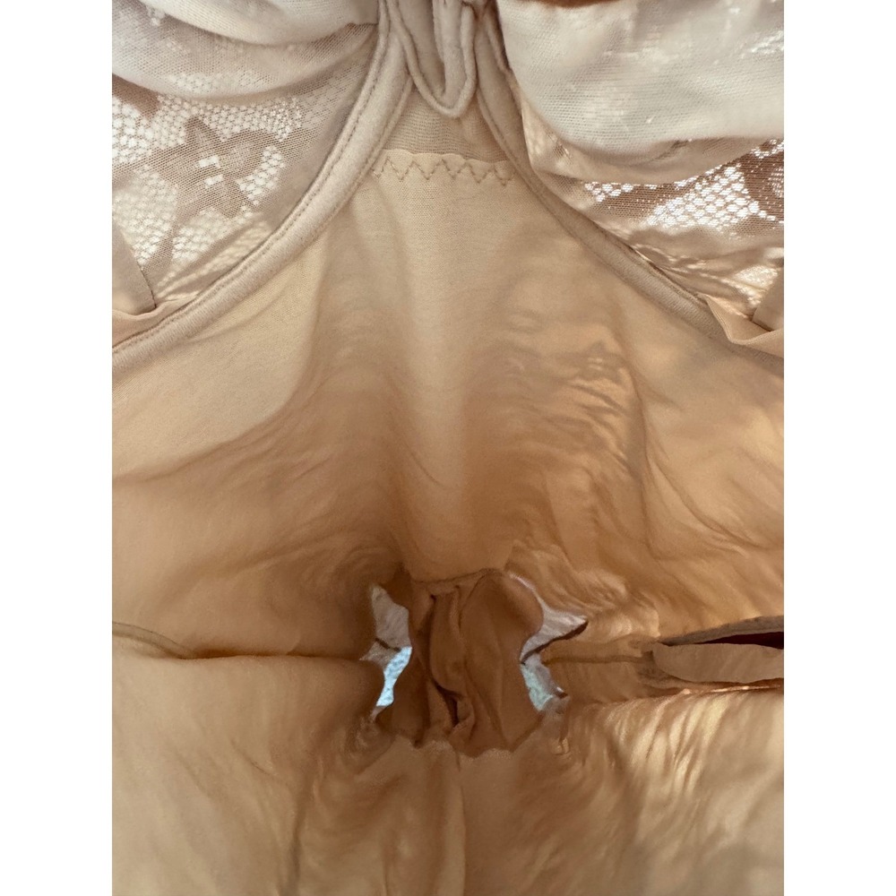 Popilush bronze orange lace shapewear corset midi dress size medium - Picture 7 of 12